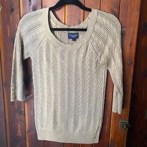 American Eagle cable knit sweater